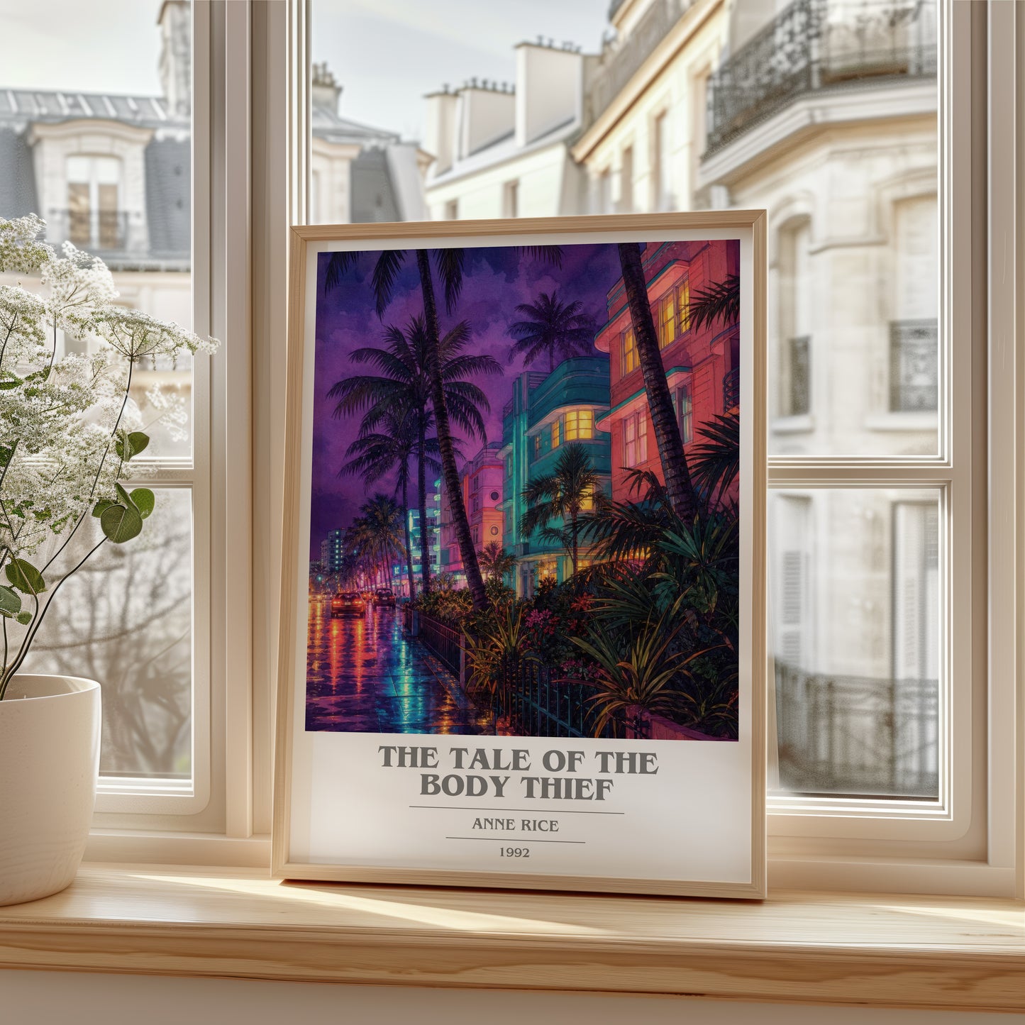 The Tale Of The Body Thief book cover poster colour and style options – Anne Rice book art