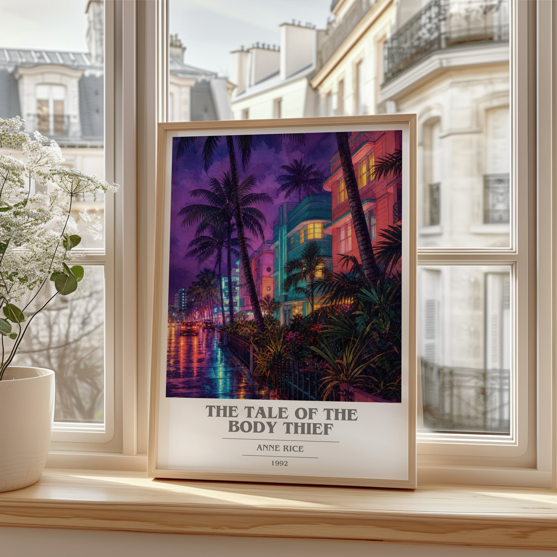 The Tale Of The Body Thief book cover poster colour and style options – Anne Rice book art