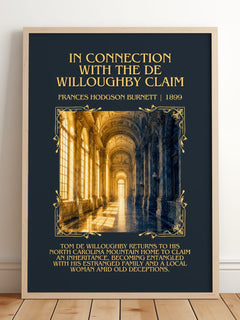 In Connection With The De Willoughby Claim Minimalist Book Poster – – image 2