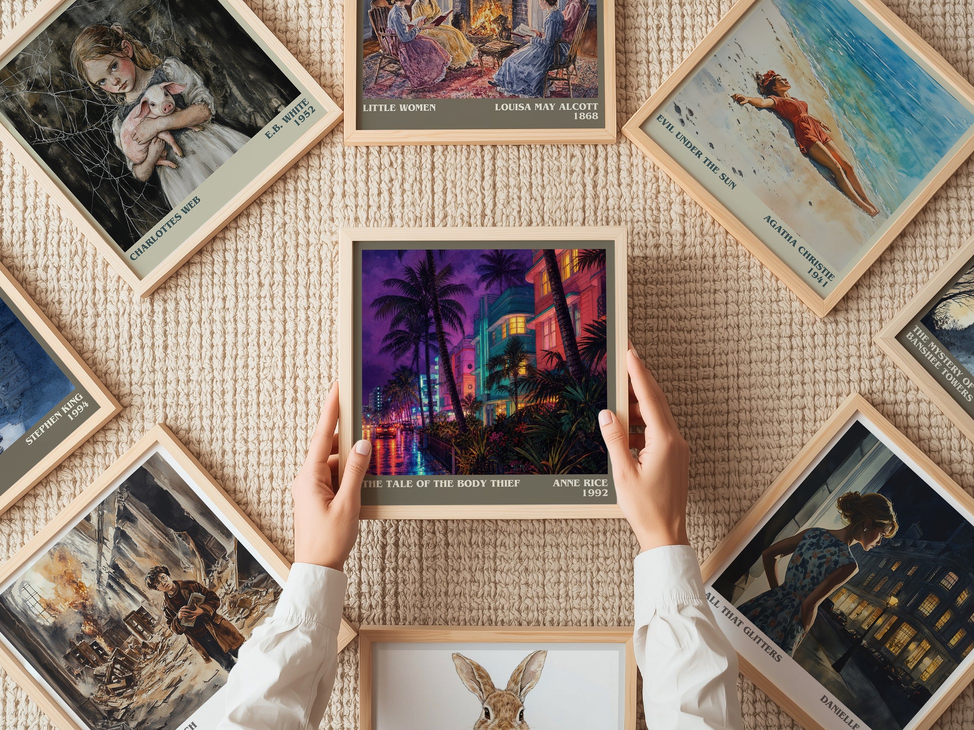 The Tale Of The Body Thief literary book poster framed on wall – horror wall art