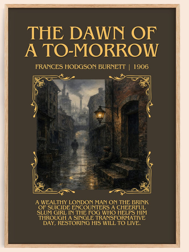Dawn Of A To-Morrow Minimalist Book Poster by Frances Hodgson Burnett