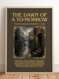 Dawn Of A To-Morrow Minimalist Book Poster by Frances Hodgson Burnett – image 2