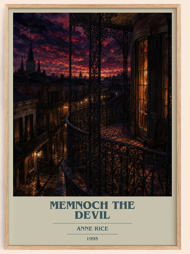 Memnoch The Devil Book Cover Poster by Anne Rice