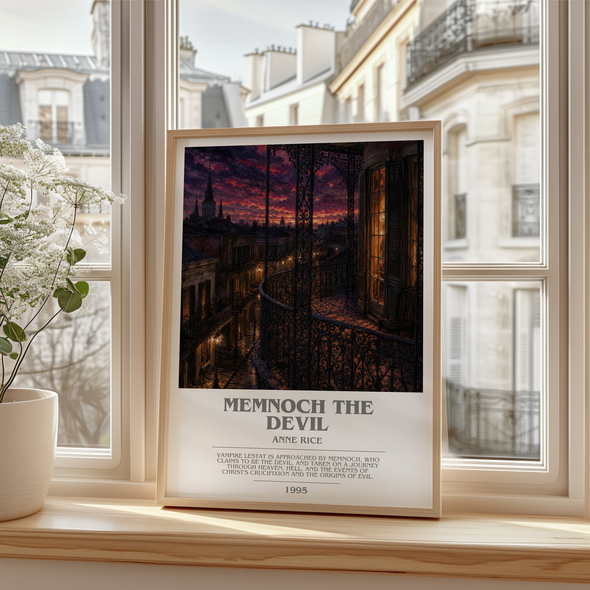 Memnoch The Devil bookish poster colour and style options – Anne Rice book art