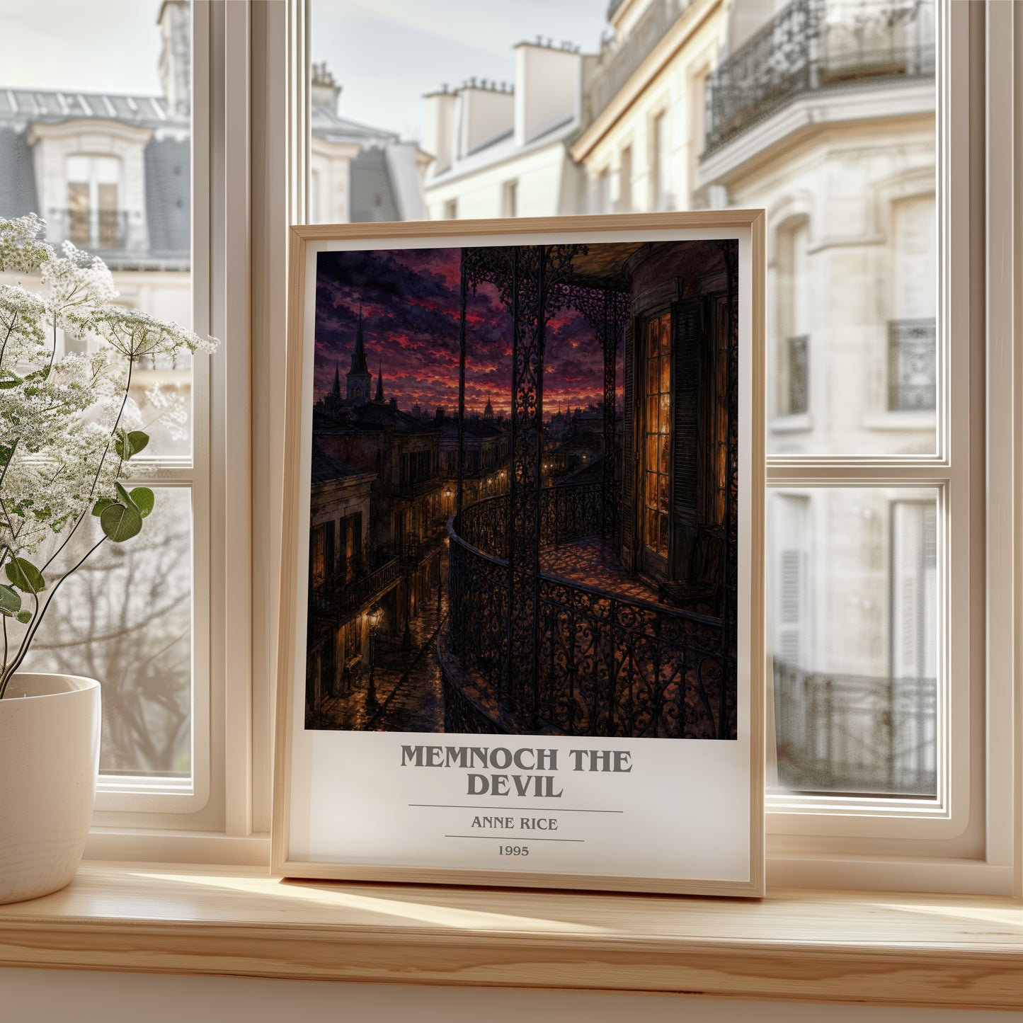 Memnoch The Devil book cover poster colour and style options – Anne Rice book art