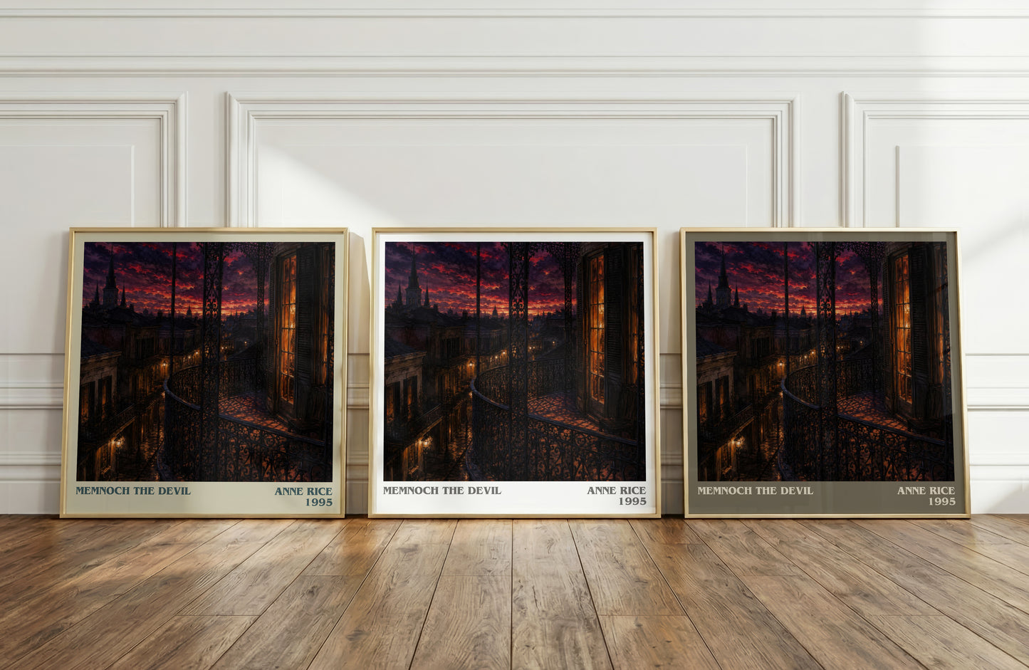 Memnoch The Devil literary art print colour and style options – Anne Rice book art