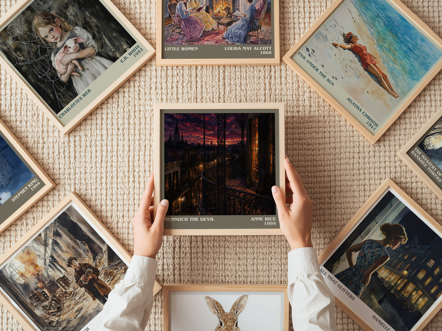 Memnoch The Devil literary book poster framed on wall – horror wall art