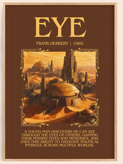 Eye Minimalist Book Poster by Frank Herbert – book poster