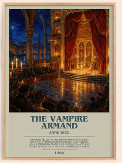 The Vampire Armand Bookish Wall Art by Anne Rice