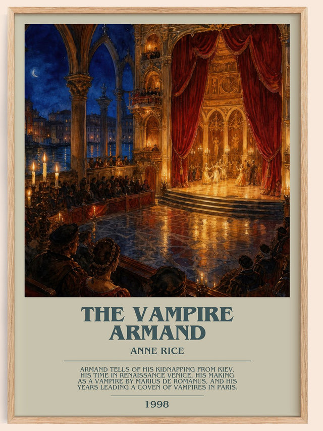 The Vampire Armand Bookish Wall Art by Anne Rice