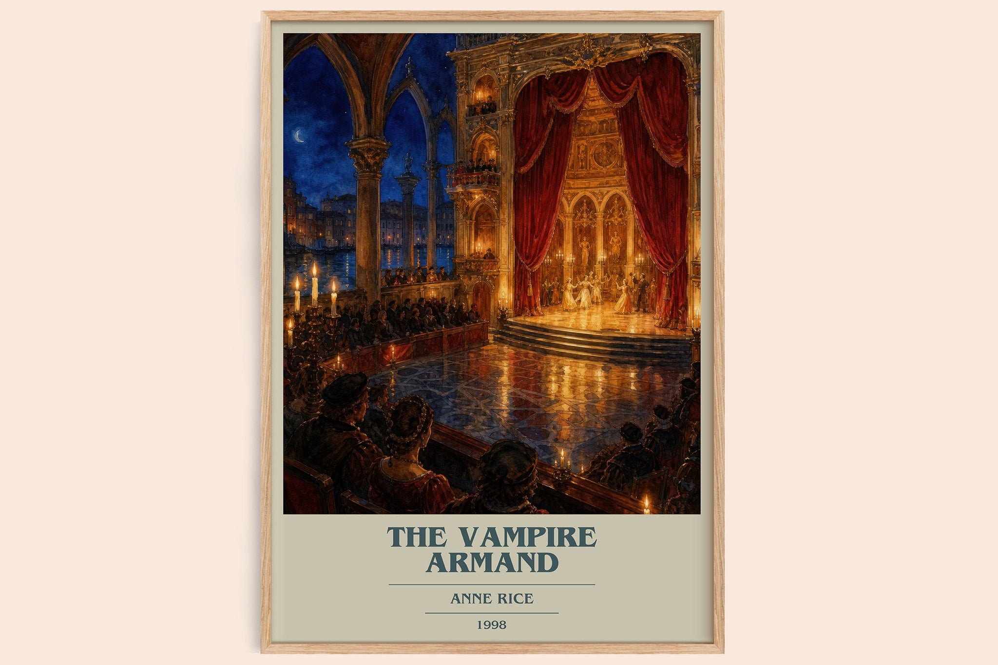 The Vampire Armand Book Cover Poster by Anne Rice