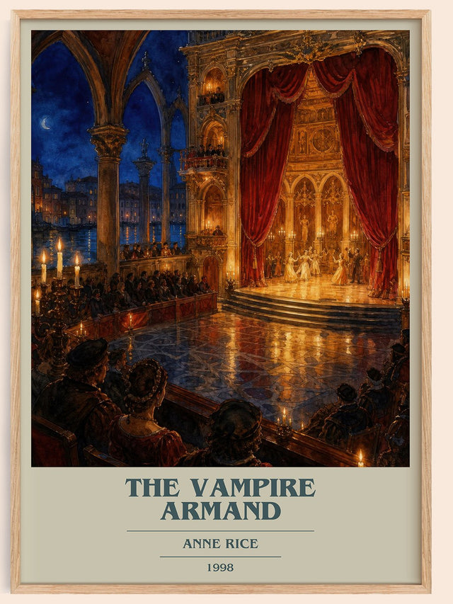 The Vampire Armand Book Cover Poster by Anne Rice