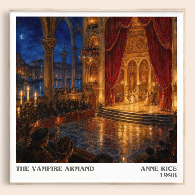 The Vampire Armand Literary Art Print by Anne Rice