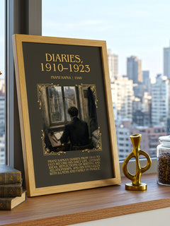 Diaries, 1910–1923 Minimalist Book Poster by Franz Kafka – image 3