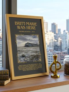 Britt-Marie Was Here Minimalist Book Poster by Fredrik Backman – image 3
