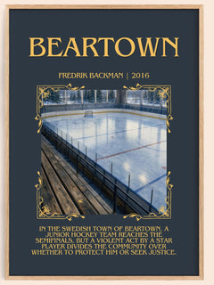 Beartown Minimalist Book Poster by Fredrik Backman – image 1