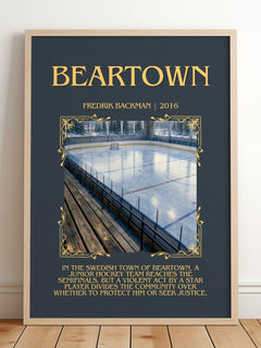 Beartown Minimalist Book Poster by Fredrik Backman – image 2