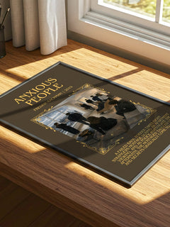 Anxious People Minimalist Book Poster by Fredrik Backman – image 4