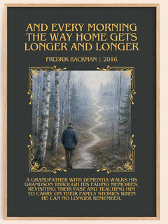 And Every Morning The Way Home Gets Longer And Longer Minimalist Book – image 1
