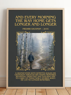 And Every Morning The Way Home Gets Longer And Longer Minimalist Book – image 2
