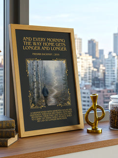 And Every Morning The Way Home Gets Longer And Longer Minimalist Book – image 3