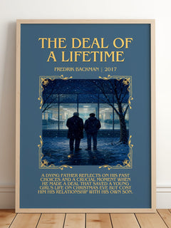 The Deal Of A Lifetime Minimalist Book Poster by Fredrik Backman – image 2