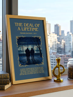 The Deal Of A Lifetime Minimalist Book Poster by Fredrik Backman – image 3