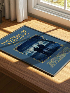 The Deal Of A Lifetime Minimalist Book Poster by Fredrik Backman – image 4