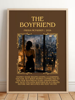 The Boyfriend Minimalist Book Poster by Freida Mcfadden – image 2
