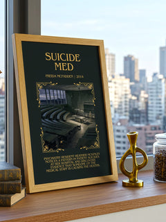 Suicide Med Minimalist Book Poster by Freida Mcfadden – image 3