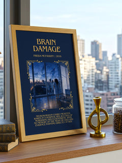 Brain Damage Minimalist Book Poster by Freida Mcfadden – image 3