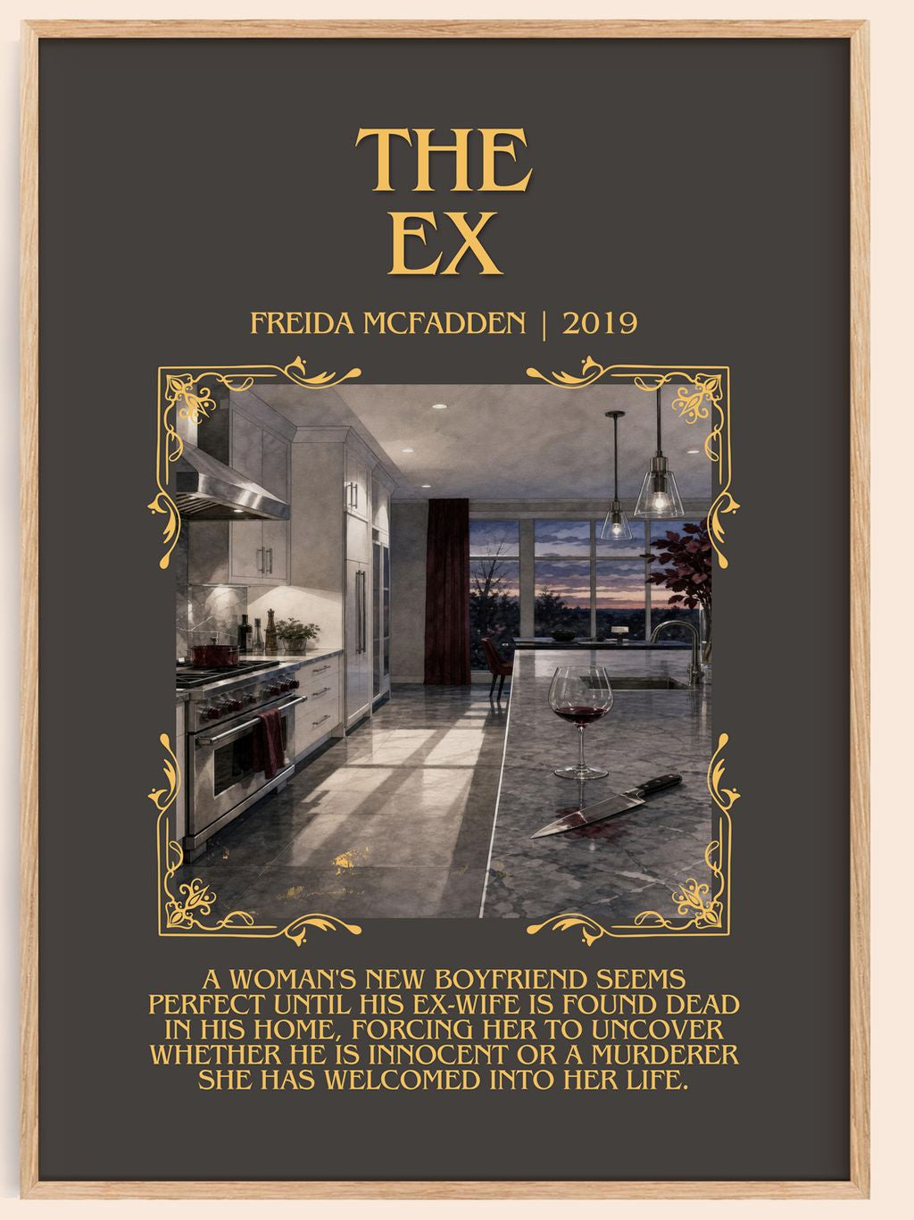 The Ex Minimalist Book Poster by Freida Mcfadden – book poster