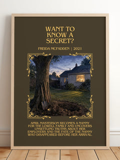 Want To Know A Secret? Minimalist Book Poster by Freida Mcfadden – image 2