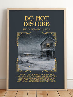 Do Not Disturb Minimalist Book Poster by Freida Mcfadden – image 2