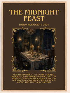 The Midnight Feast Minimalist Book Poster by Freida Mcfadden – image 1