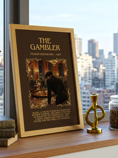 The Gambler Minimalist Book Poster by Fyodor Dostoevsky – image 3