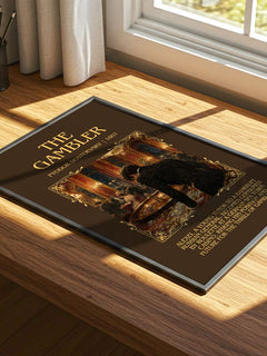 The Gambler Minimalist Book Poster by Fyodor Dostoevsky – image 4