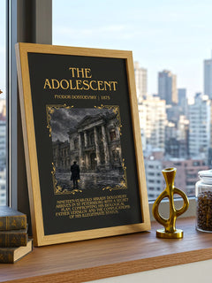 The Adolescent Minimalist Book Poster by Fyodor Dostoevsky – image 3