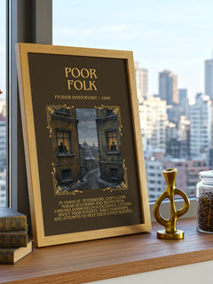 Poor Folk Minimalist Book Poster by Fyodor Dostoevsky – image 3