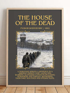 The House Of The Dead Minimalist Book Poster by Fyodor Dostoevsky – image 2