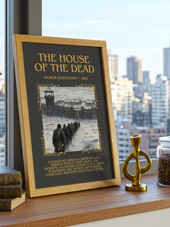 The House Of The Dead Minimalist Book Poster by Fyodor Dostoevsky – image 3