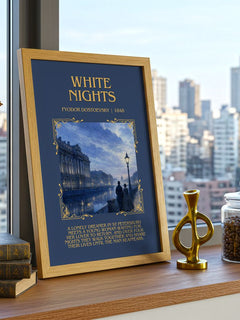 White Nights Minimalist Book Poster by Fyodor Dostoevsky – image 3