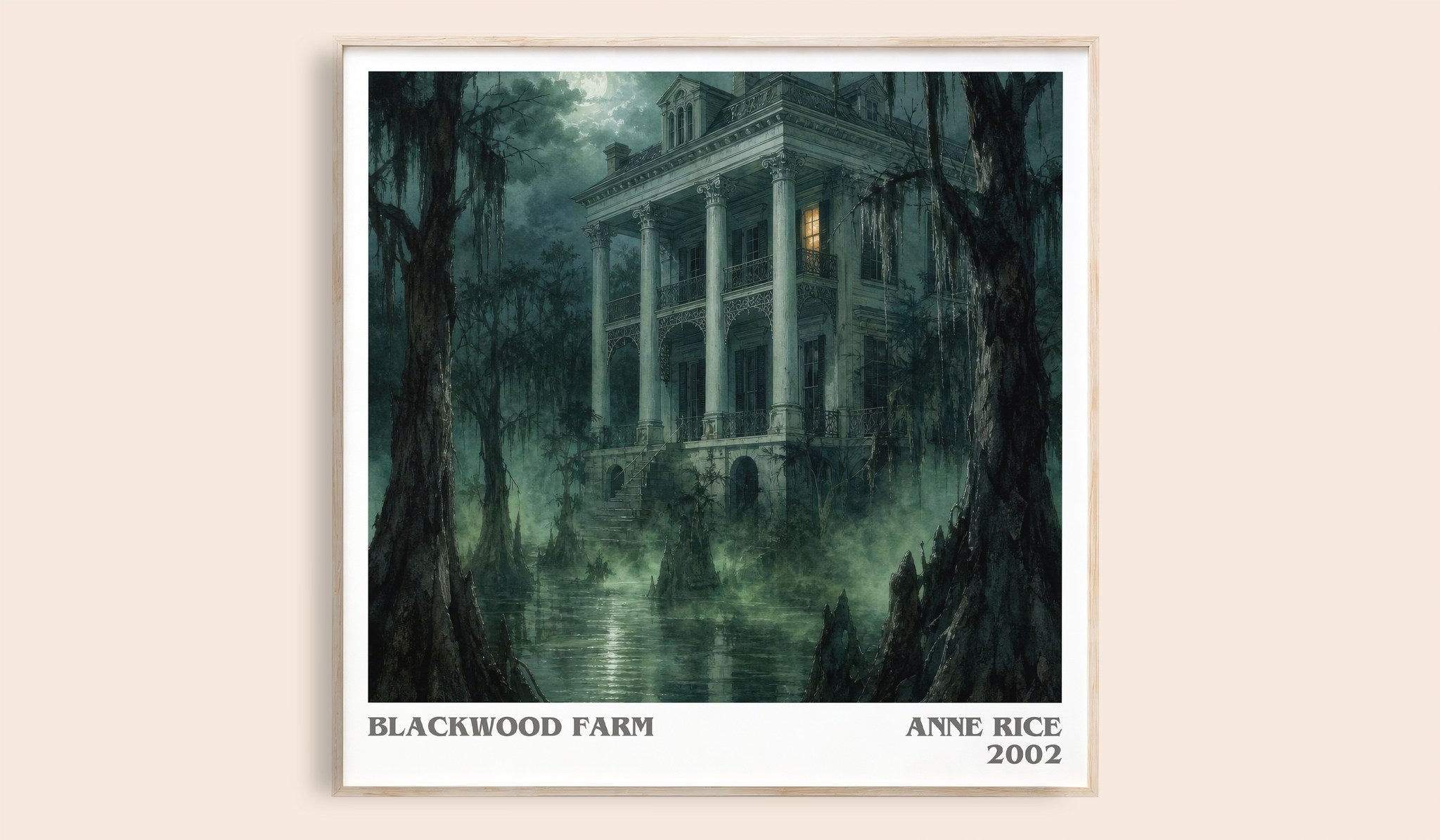 Blackwood Farm Literary Art Print by Anne Rice