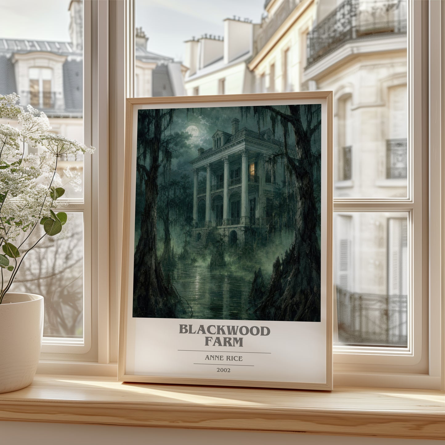 Blackwood Farm book cover poster colour and style options – Anne Rice book art