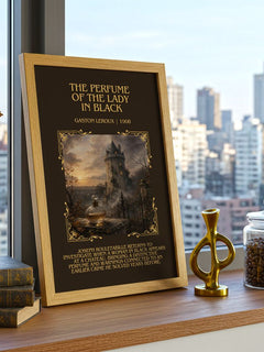 Perfume Of The Lady In Black Minimalist Book Poster by Gaston Leroux – image 3