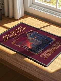 The Secret Of The Night Minimalist Book Poster by Gaston Leroux – image 4