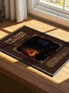 The Dark Lantern Minimalist Book Poster by Gaston Leroux – image 4