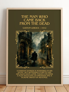 Man Who Came Back From The Dead Minimalist Book Poster by G. Leroux – image 2