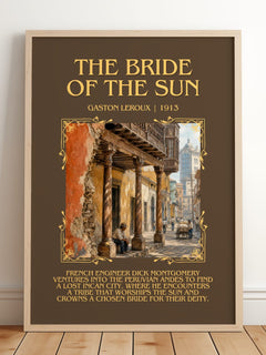 The Bride Of The Sun Minimalist Book Poster by Gaston Leroux – image 2