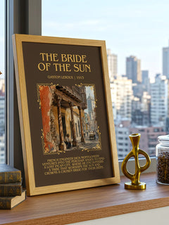 The Bride Of The Sun Minimalist Book Poster by Gaston Leroux – image 3